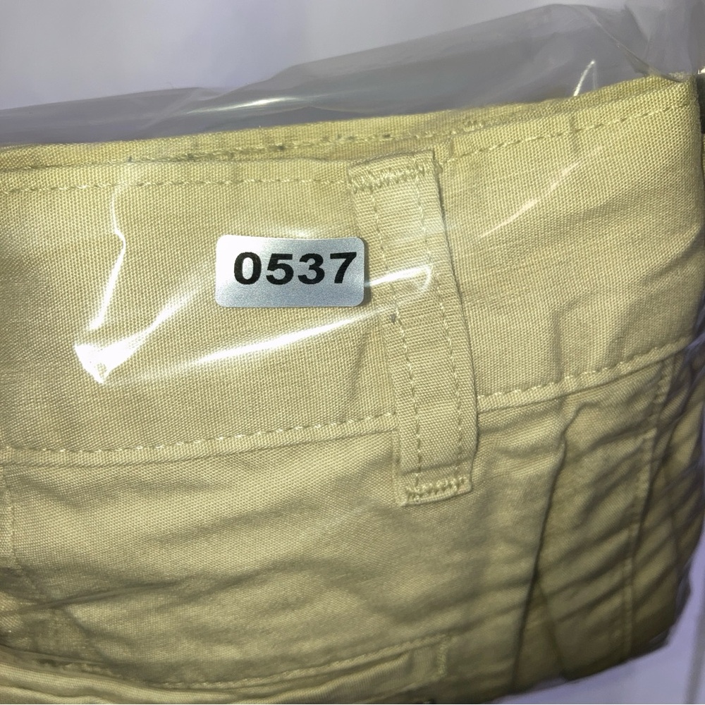 PATAGONIA Men’s 34 Stand Up Beige Organic Cotton Flat Front Shorts 9.5” Inseam - Picture 12 of 12